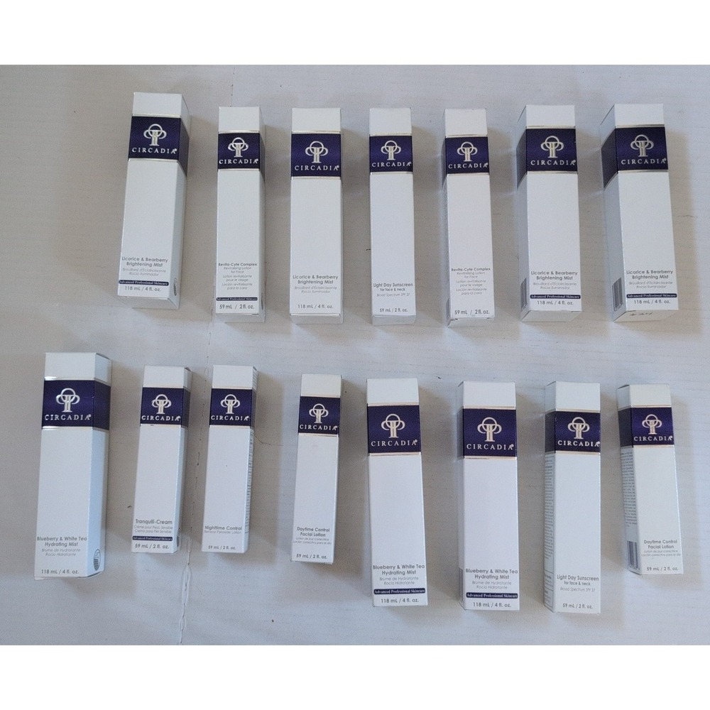 Huge Circadia 15 Piece Skincare Bundle #1